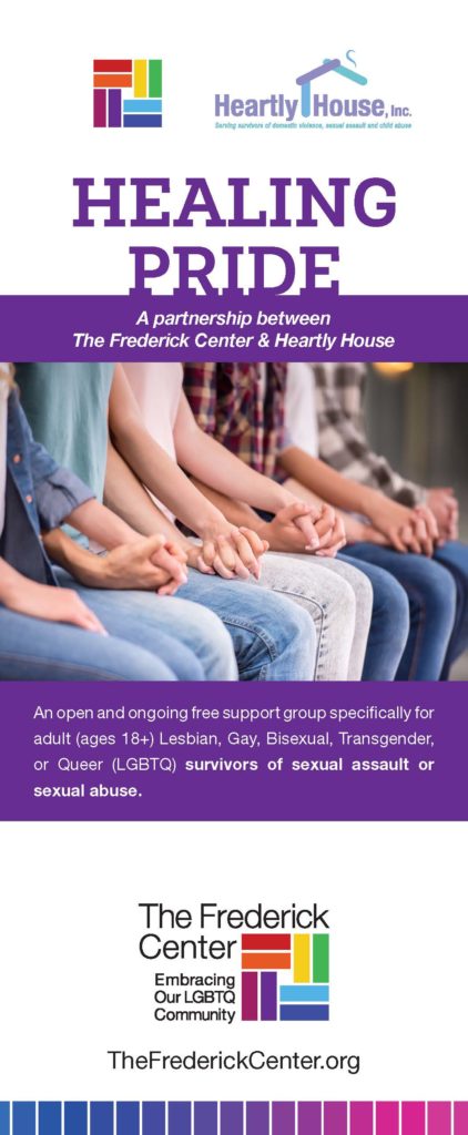 Heartly House healing pride flyer