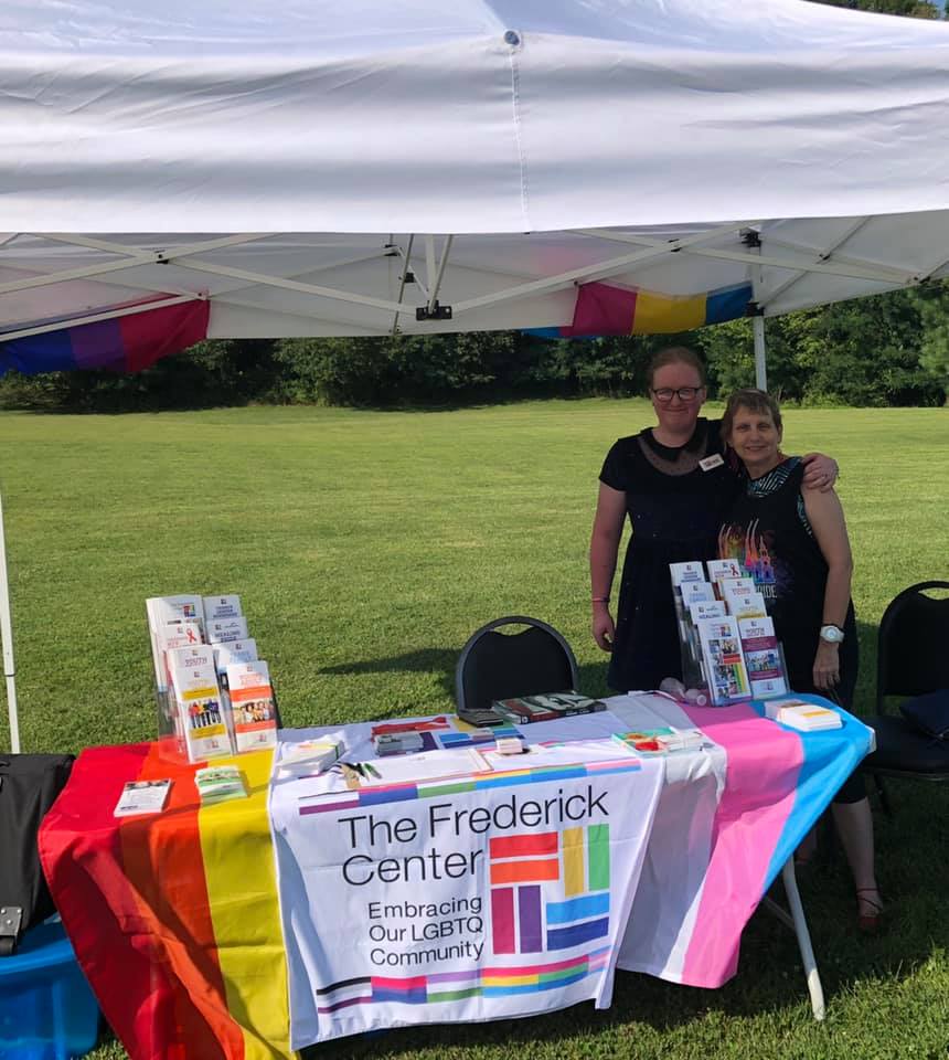 The Frederick Center Pride table