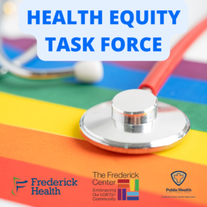 stethoscope resting on rainbow flag