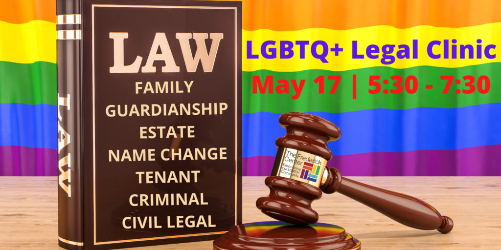 LGBTQ+ Legal clinic banner