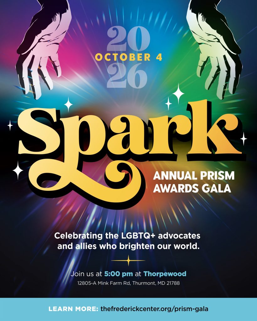 Spark: 2026 Annual Prism Awards Gala, Sunday October 4 at 5:00 PM, Thorpewood, Thurmont MD