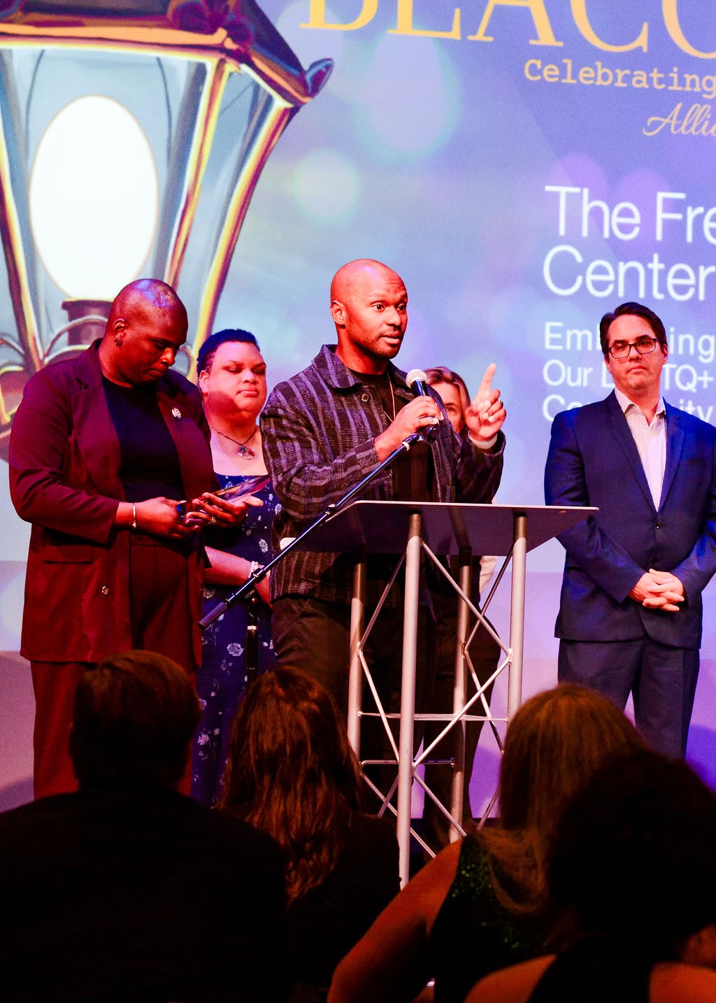 Guests celebrating at The Frederick Center Prism Awards Gala